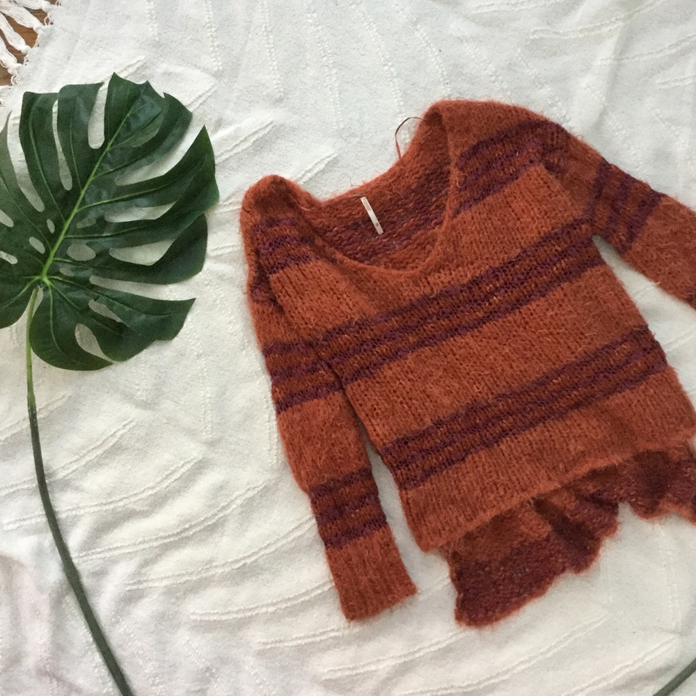 Free People Fuzzy Fall Sweater
